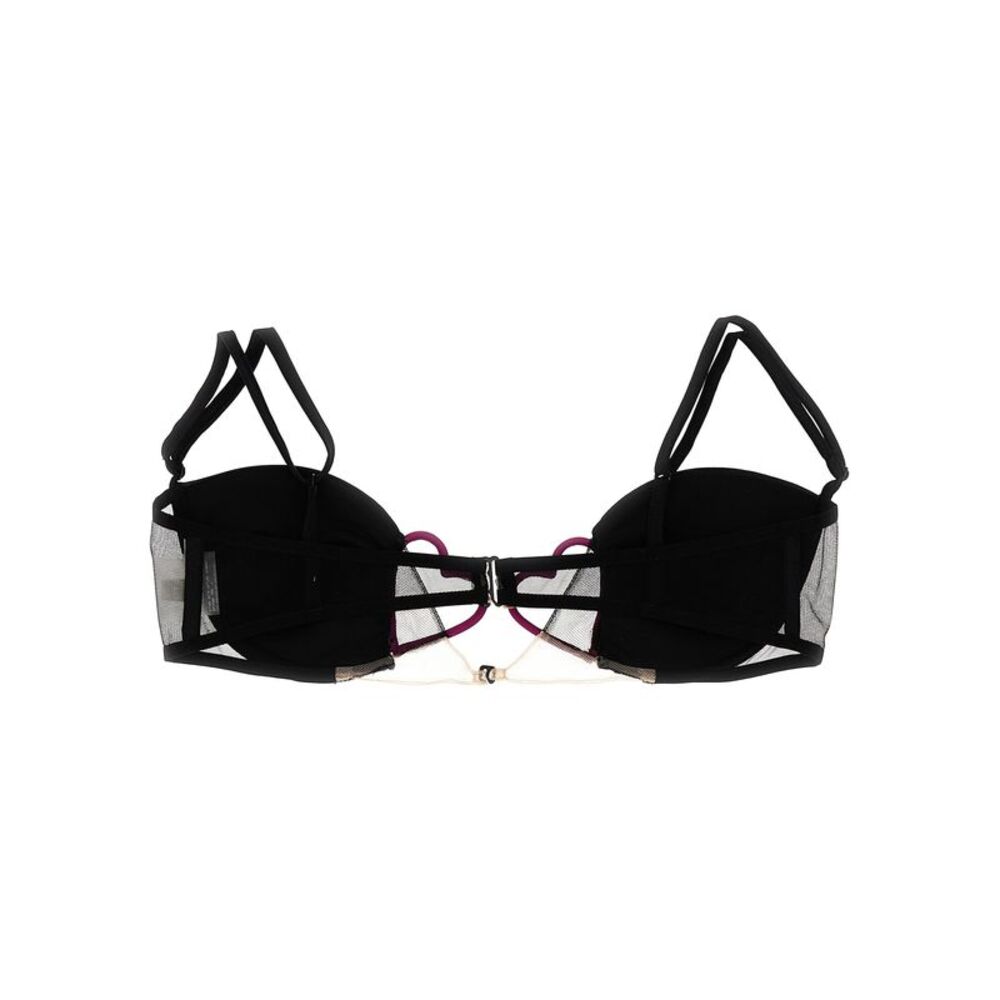 Nensi Dojaka Black Polyamide Women's Bra - Picture 2 of 3
